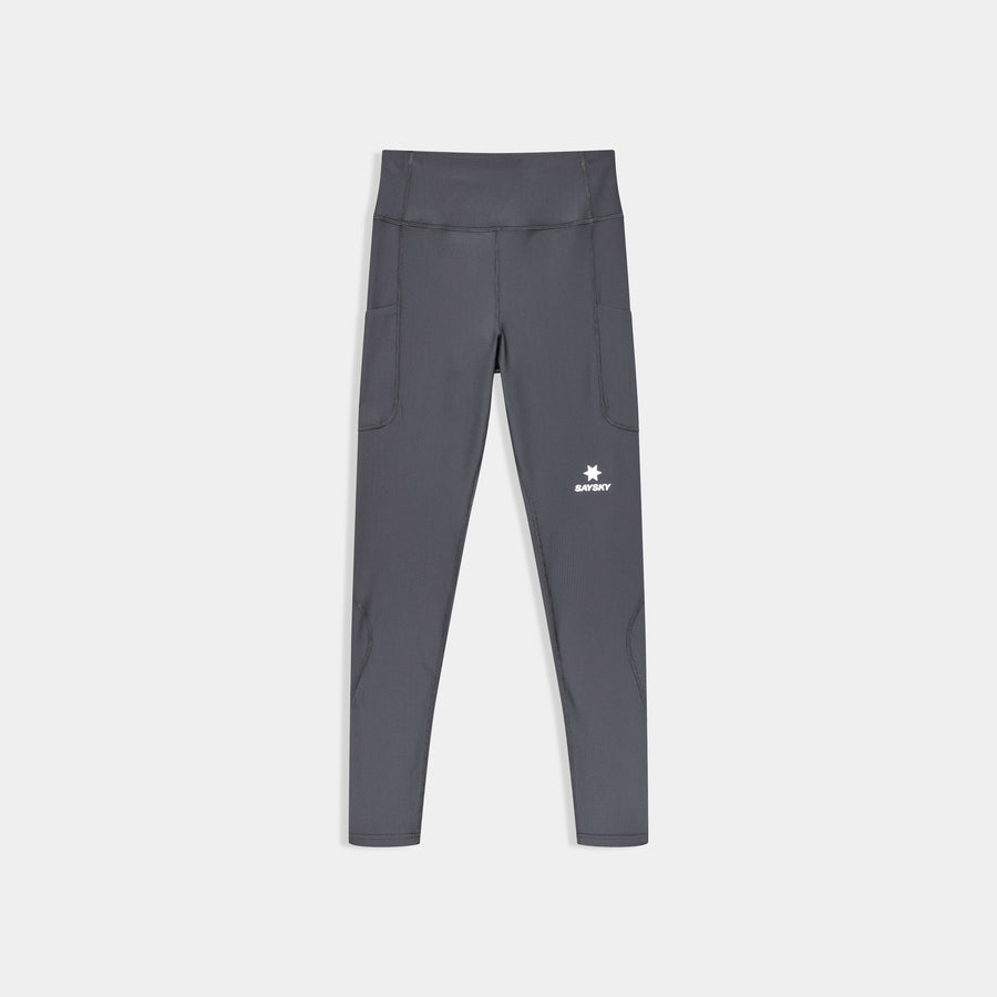 Saysky Combat+ Rib Long Tights Womens Grey - Frontrunner Colombo