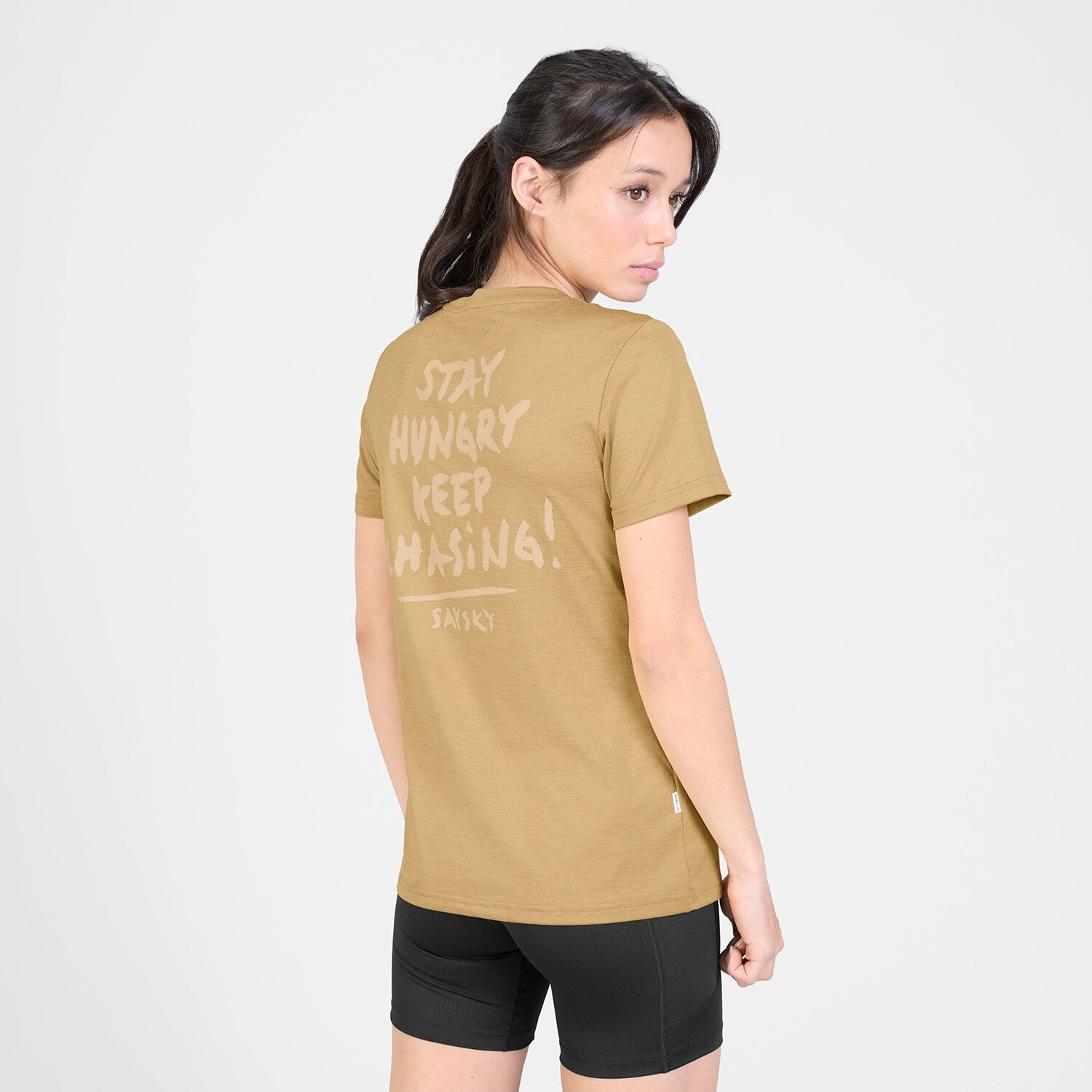 Saysky Tiger Pace T-Shirt Womens Beige worn 5