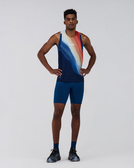 Bandit Specter™ Race Singlet (Mens) Thermal Field/Rusted Apricot - Frontrunner Colombo