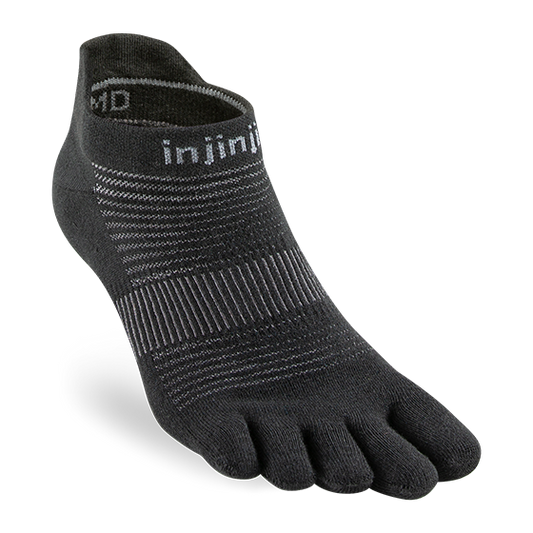 Injinji Performance Run Lightweight No-Show Black - Frontrunner Colombo