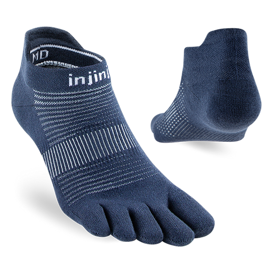Injinji Performance Run Lightweight No Show Navy - Frontrunner Colombo