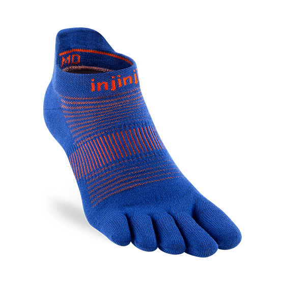 Injinji Performance Run Lightweight No-Show Sapphire - Frontrunner Colombo