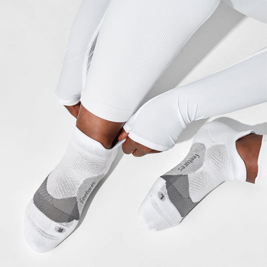 Feetures Elite Tab No Show White - Frontrunner Colombo
