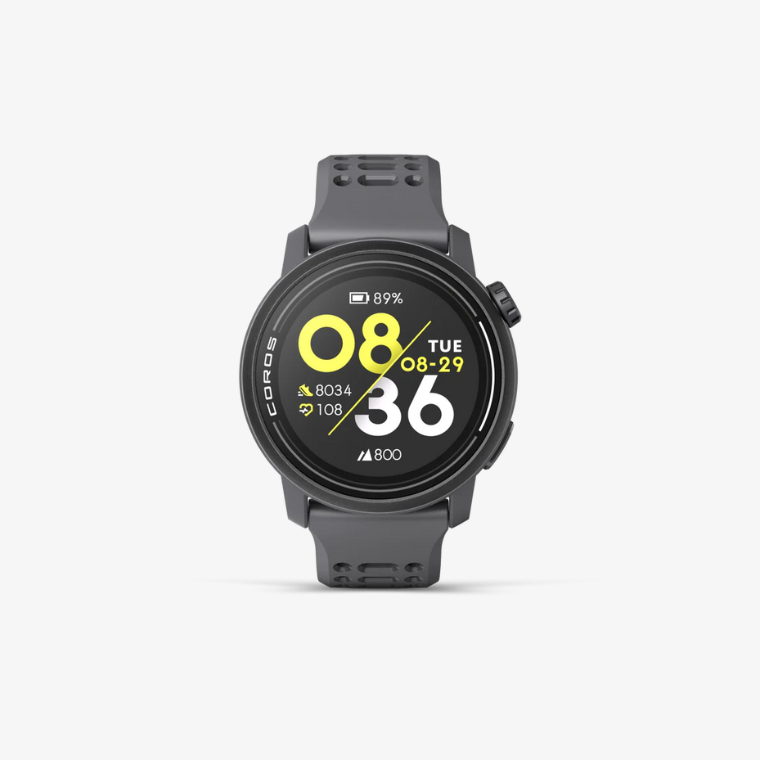 Coros Pace 3 (Silicone Band) - Black - Frontrunner Colombo