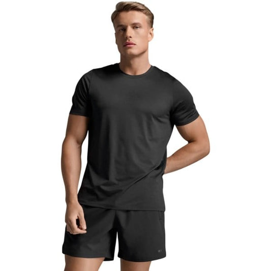 2XU Motion Soft Jersey Mens Black/Black - Frontrunner Colombo