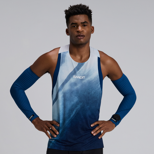 Bandit Specter™ Race Singlet (Mens) Undertow Ink/Blue Multi - Frontrunner Colombo