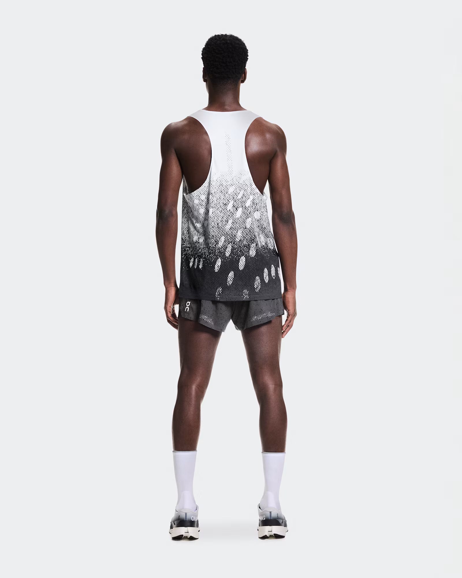 On Zero Singlet Mens White/ Iron - Frontrunner Colombo