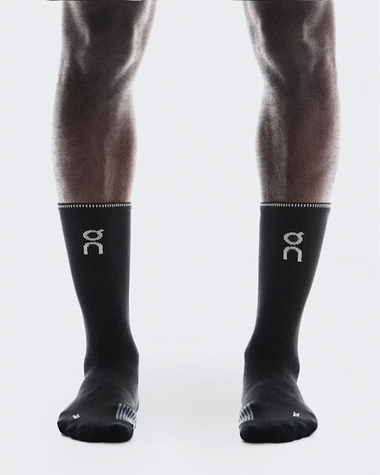 On Performance Run Sock High - Black/Eclipse - Frontrunner Colombo