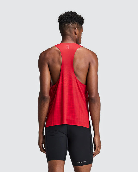 Bandit Mens Specter Race Singlet with Flopack Oxide Red - Frontrunner Colombo