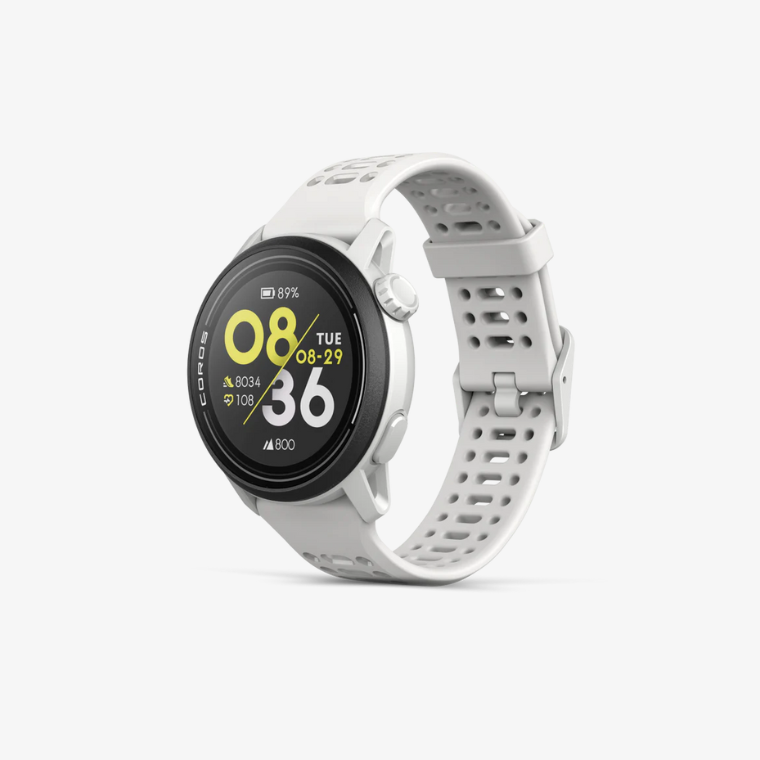 Coros Pace 3 (Silicone Band) - White - Frontrunner Colombo
