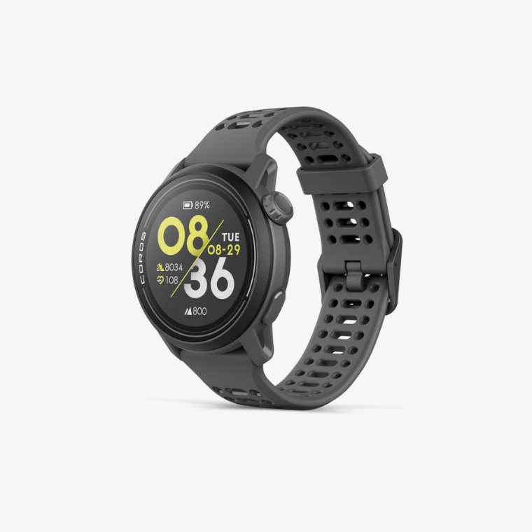 Coros Pace 3 (Silicone Band) - Black - Frontrunner Colombo