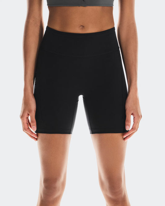 On Performance Tights Short Womens Black - Frontrunner Colombo