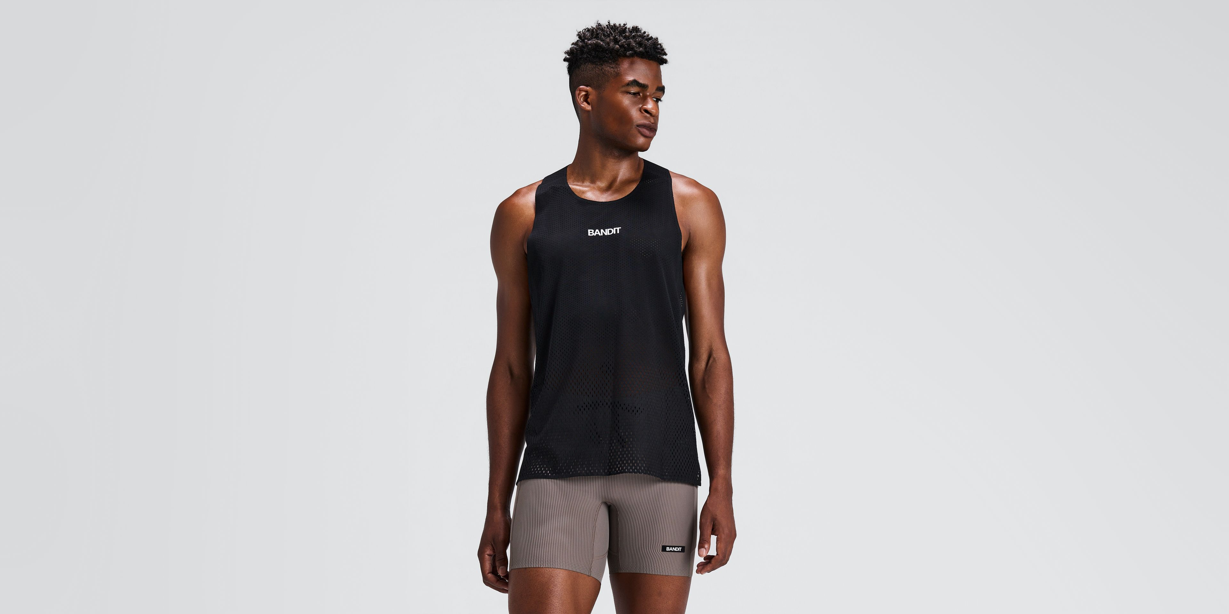 Bandit Men's Shredder Race Singlet Black