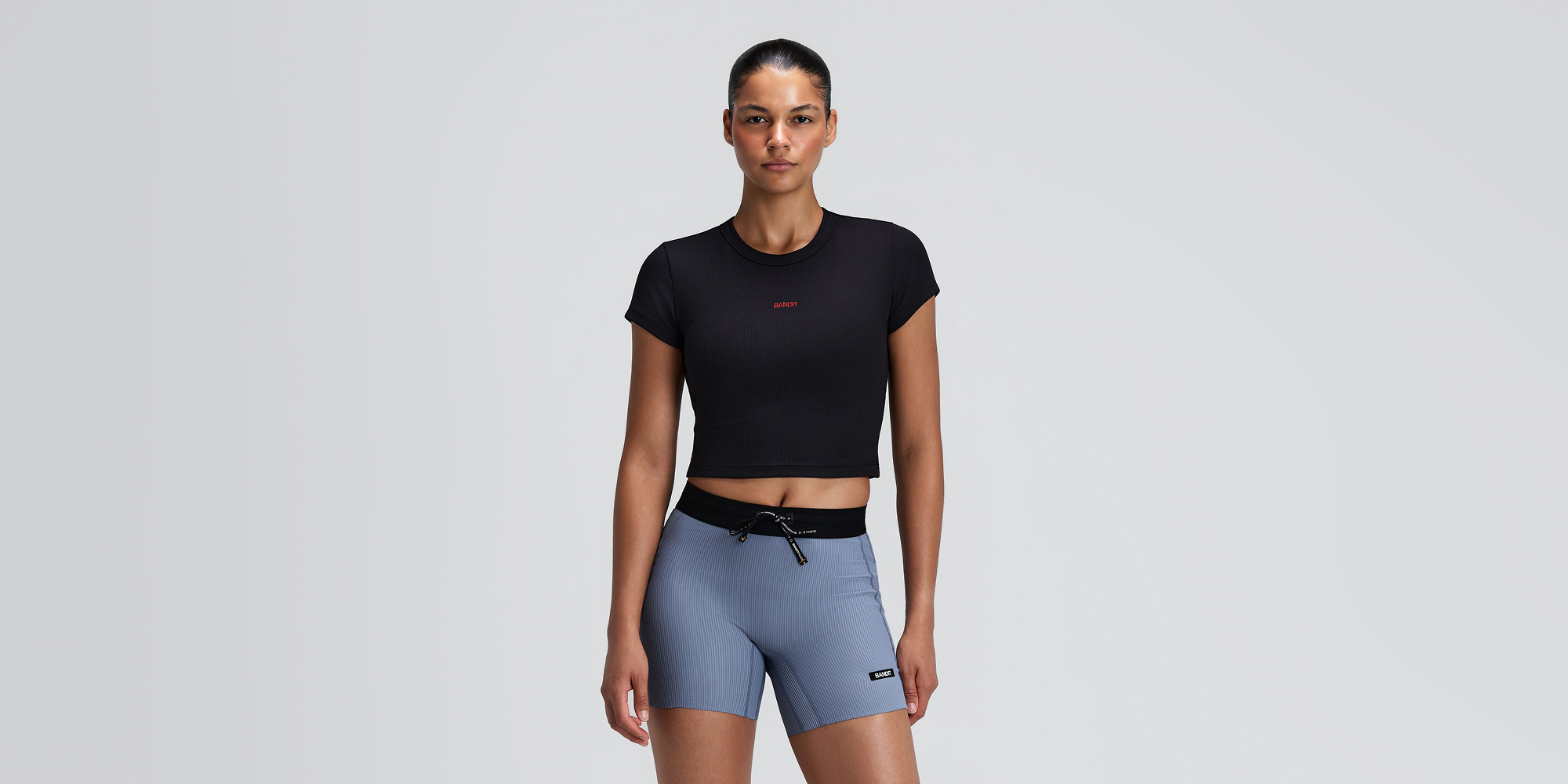 Bandit Women's Vituccia Cropped Performance Tee Black