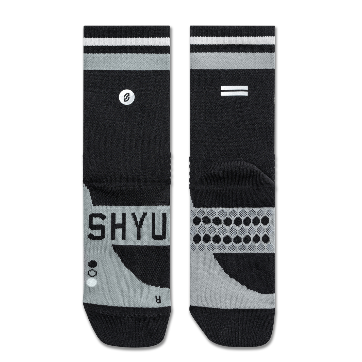 SHYU Racing Half Crew - Black/Grey/White - Frontrunner Colombo