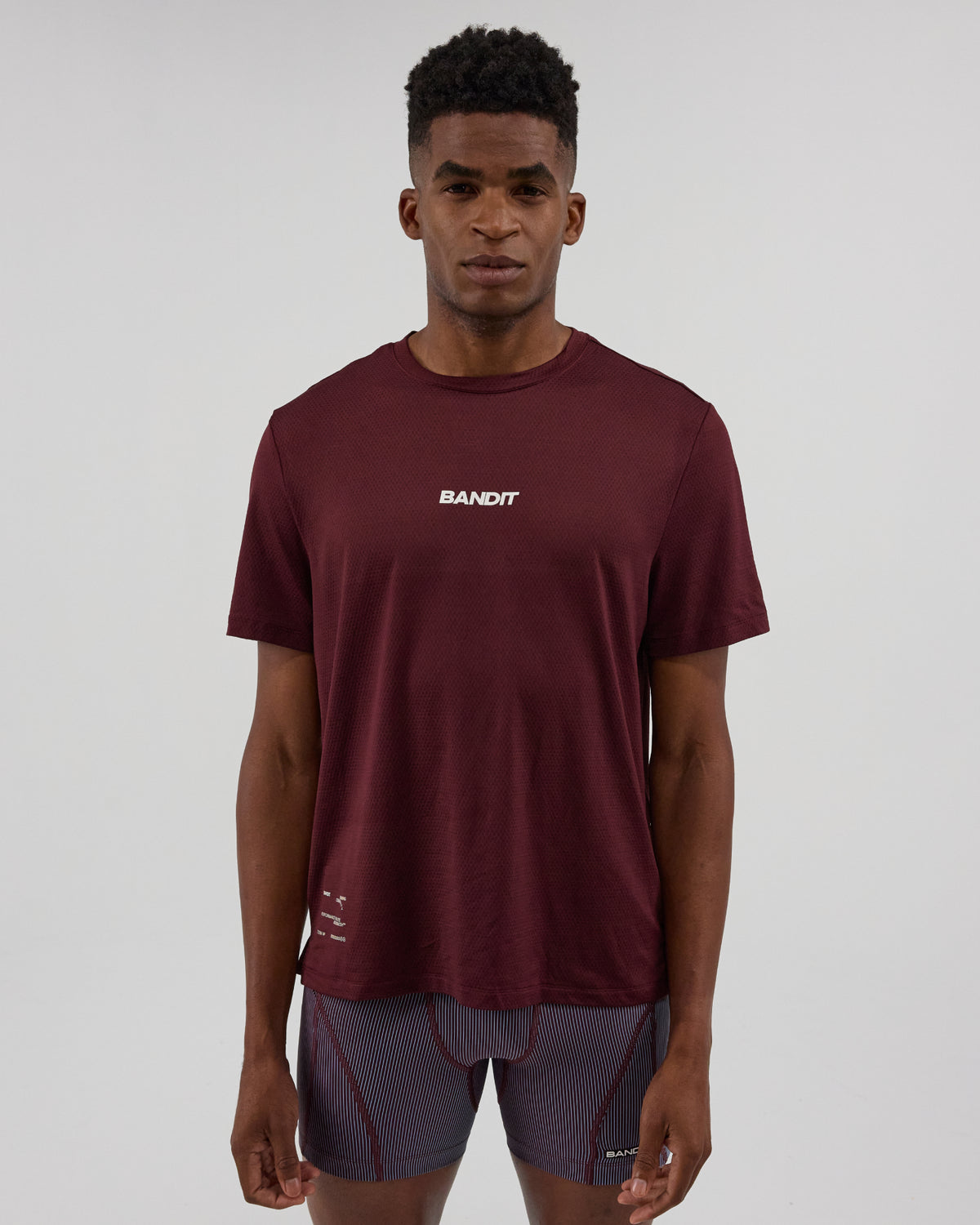 Bandit Micromesh™ Run Tee Men's - Fig - Frontrunner Colombo