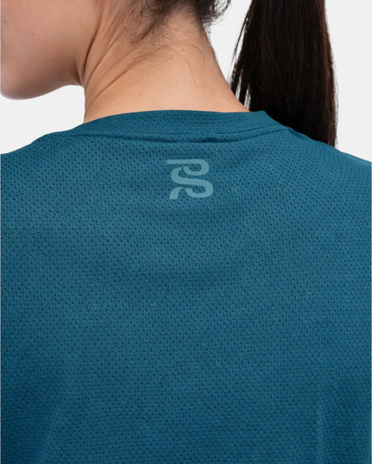 Bandit Micromesh Womens Short Sleeve Performance Tee - Storm - Frontrunner Colombo