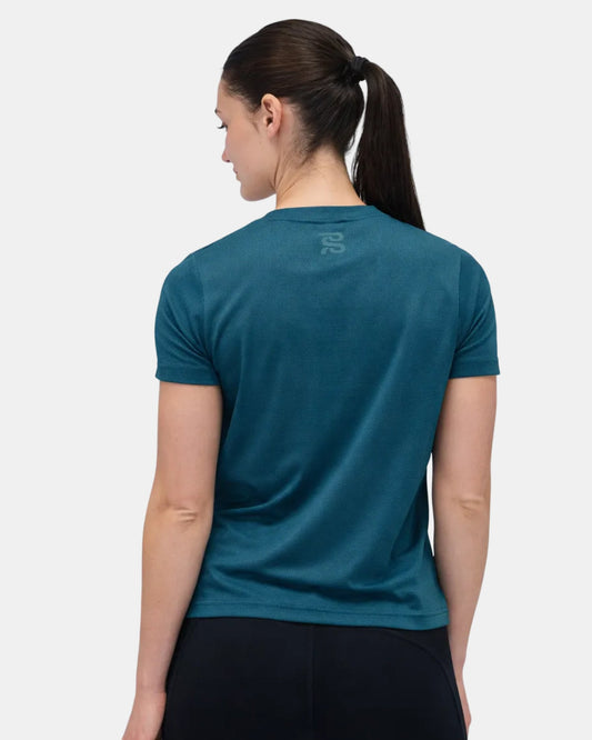Bandit Micromesh Womens Short Sleeve Performance Tee - Storm - Frontrunner Colombo
