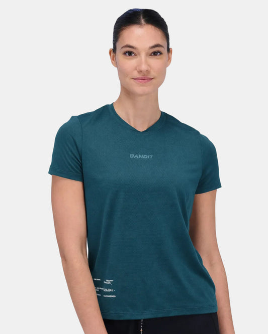 Bandit Micromesh Womens Short Sleeve Performance Tee - Storm - Frontrunner Colombo