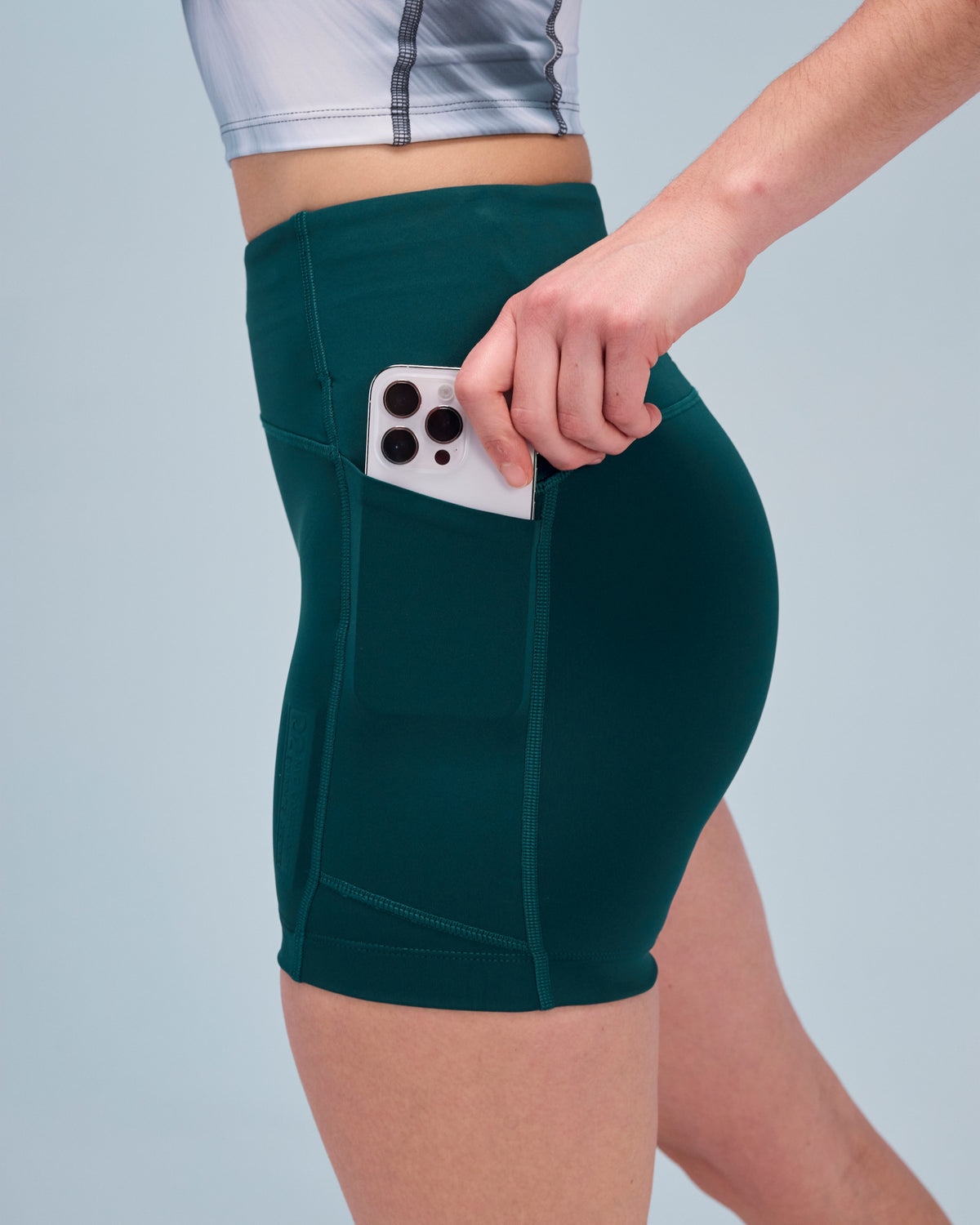 Bandit Stamina™ High Waist 5" Compression Shorts Womens - Storm - Frontrunner Colombo