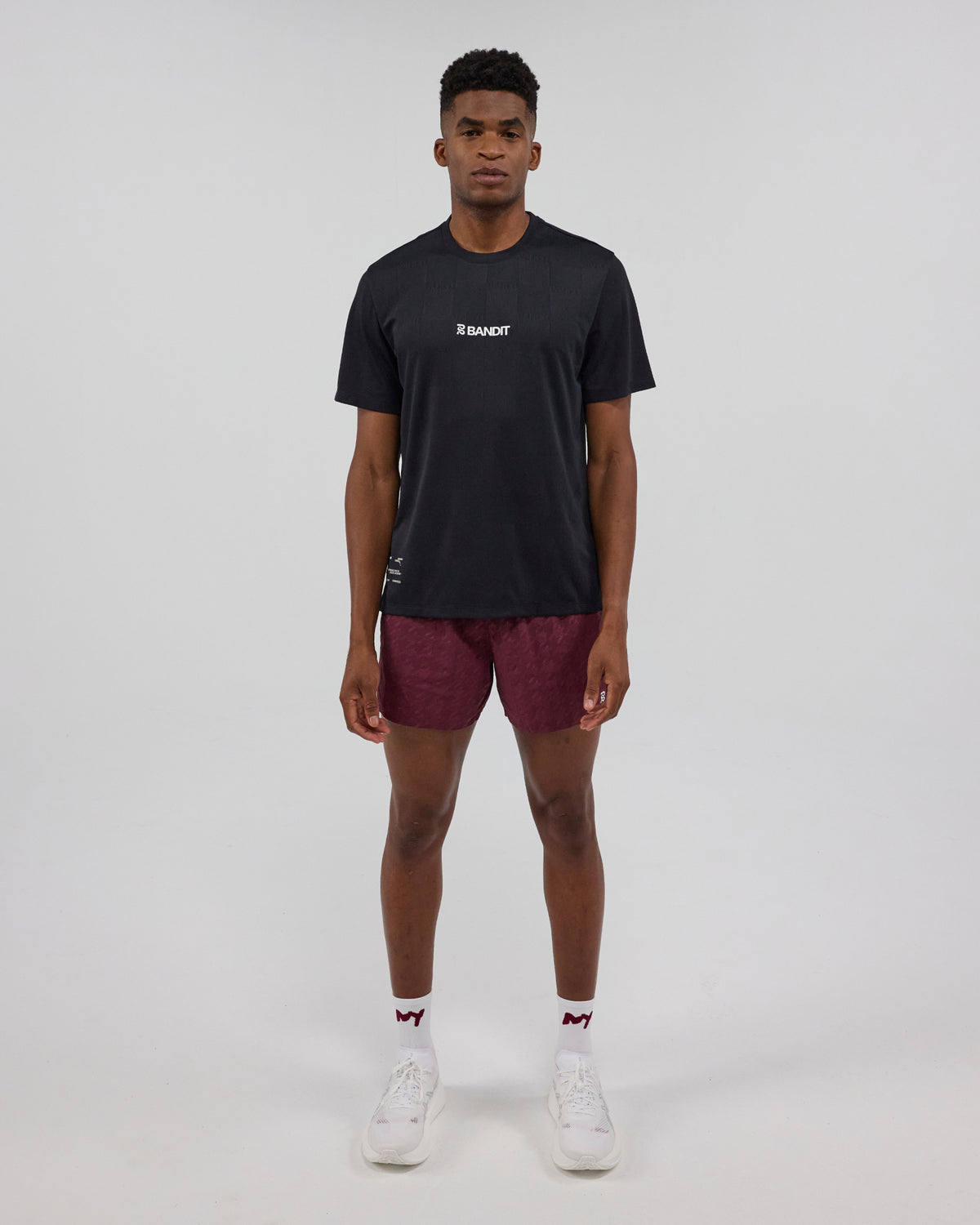 Bandit Vento™ 5" Training Short Men's - Houndstooth Fig - Frontrunner Colombo