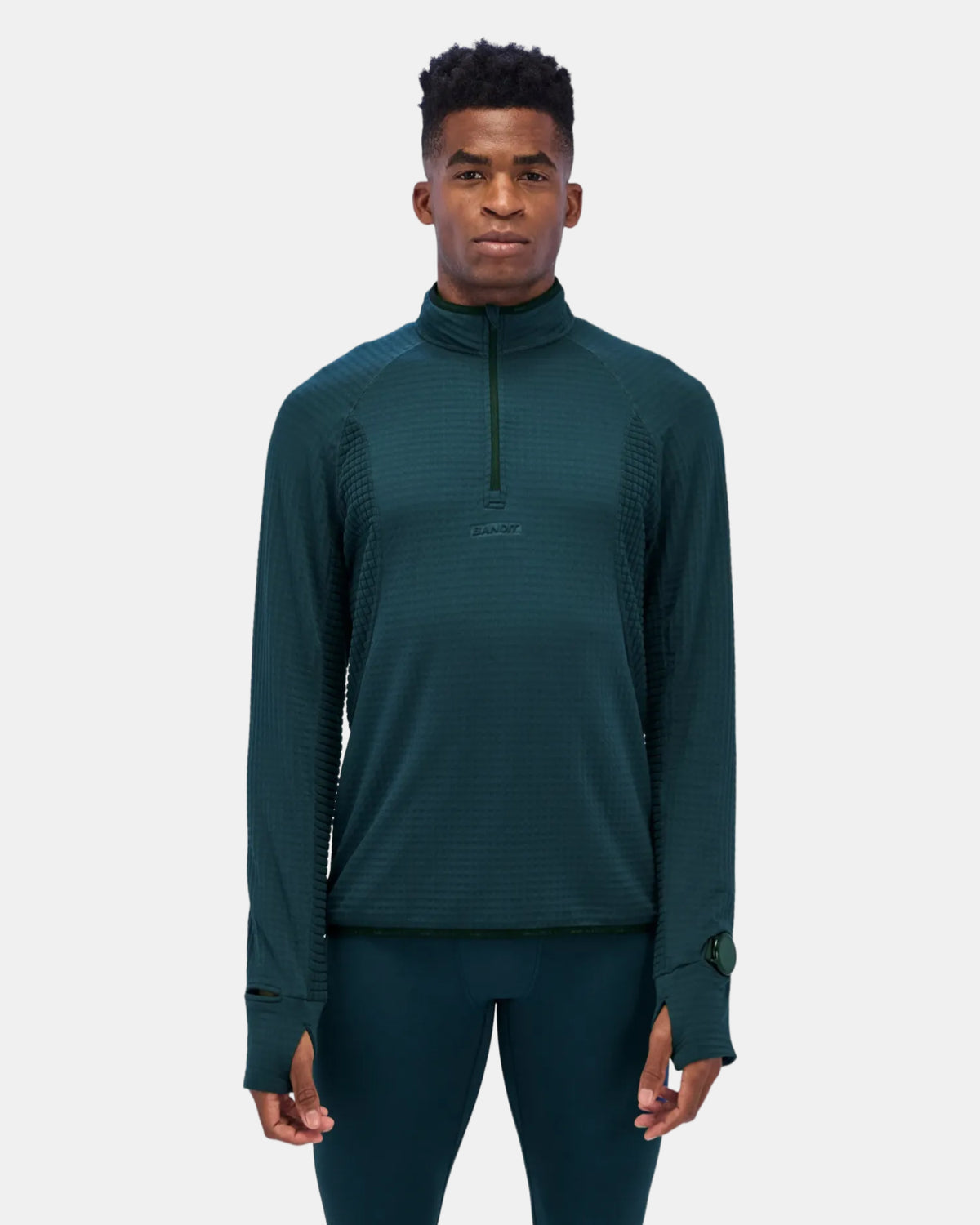 Bandit CaldoGrid™ Cold Weather Quarter Zip Mens - Storm - Frontrunner Colombo