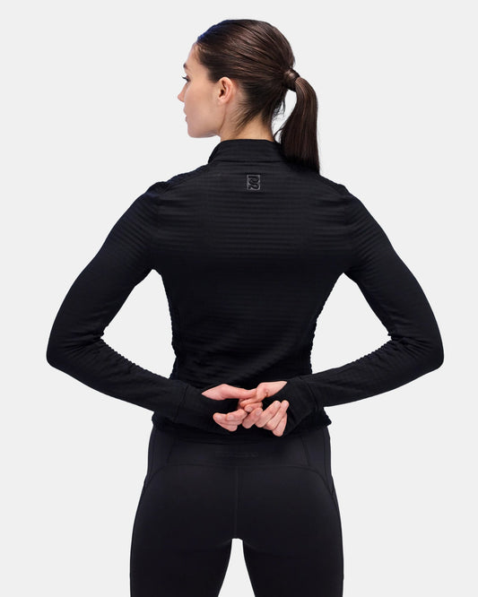Bandit CaldoGrid™ Cold Weather Quarter Zip Womens - Black - Frontrunner Colombo