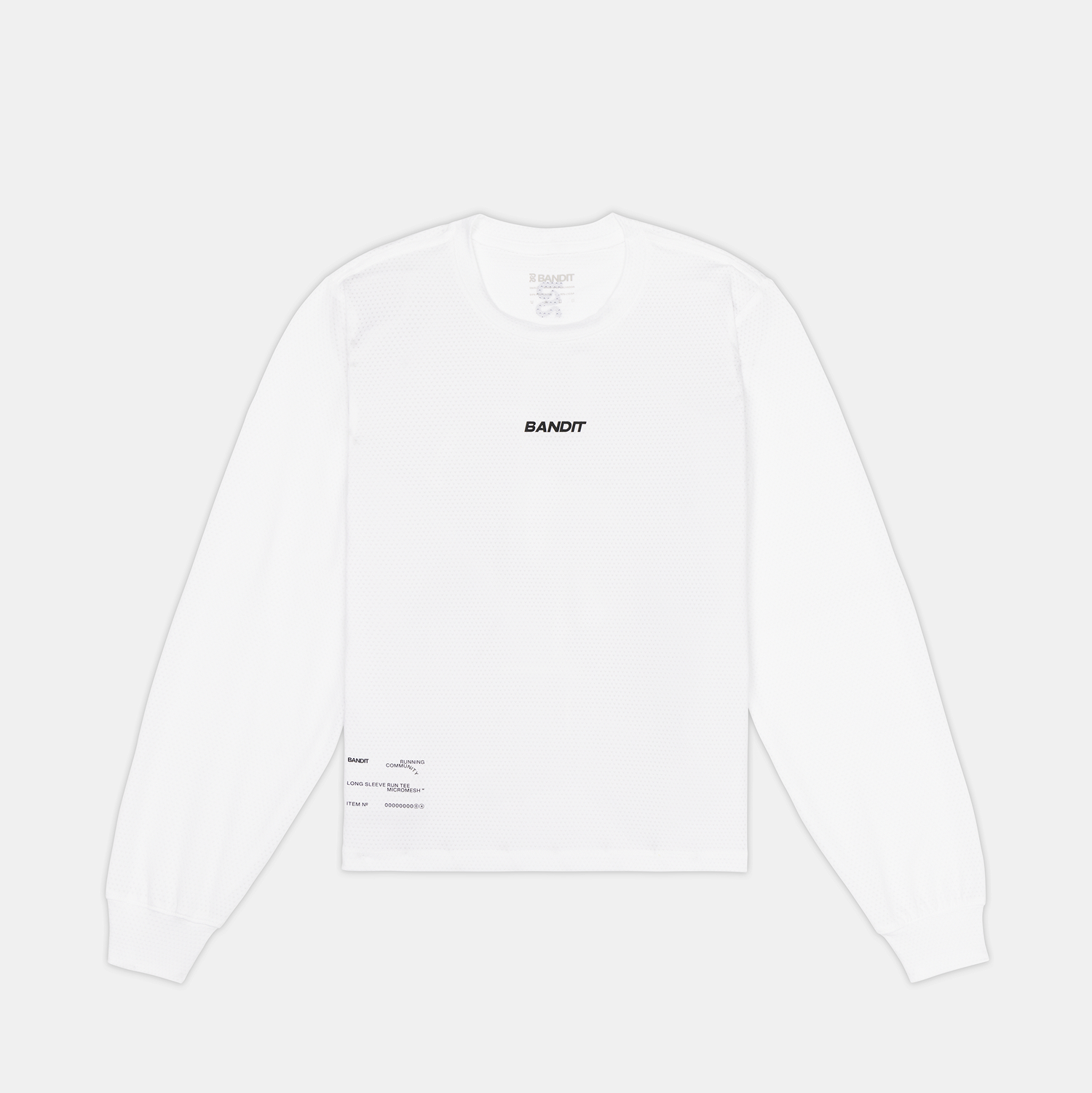 Bandit Micromesh™ Long Sleeve Tee Womens - White - Frontrunner Colombo