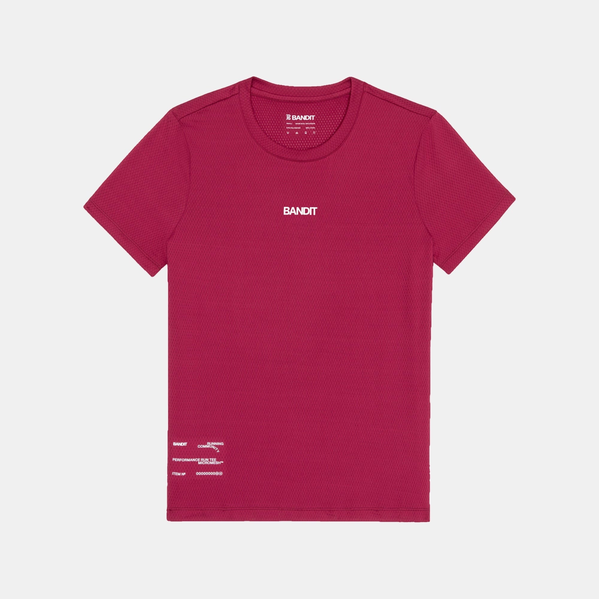 Bandit MicroMesh™ Run Tee Women's - Berry - Frontrunner Colombo
