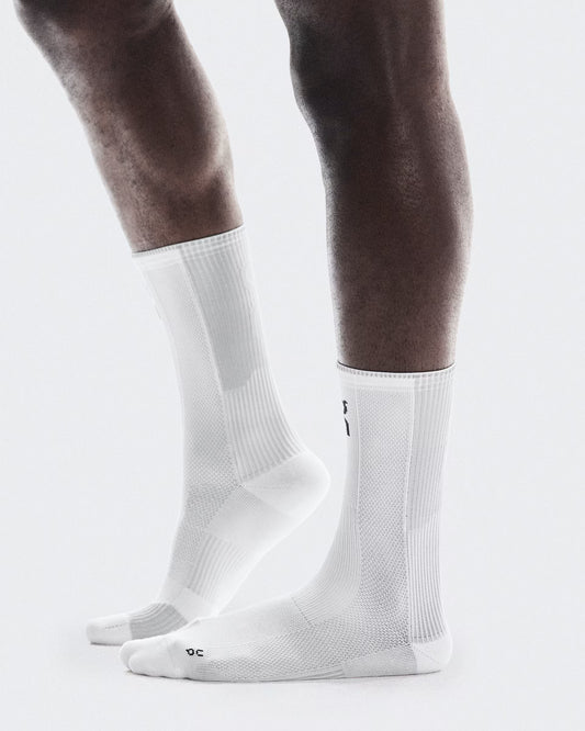 On Performance Run Sock High - White/Glacier - Frontrunner Colombo