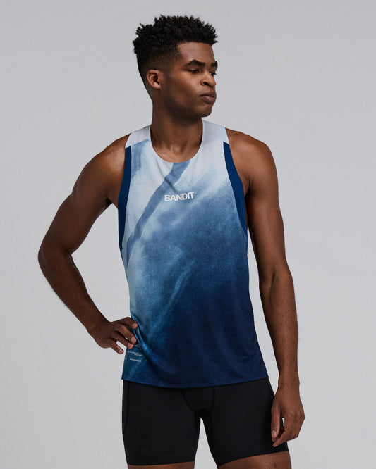 Bandit Specter™ Race Singlet (Mens) Undertow Ink/Blue Multi - Frontrunner Colombo