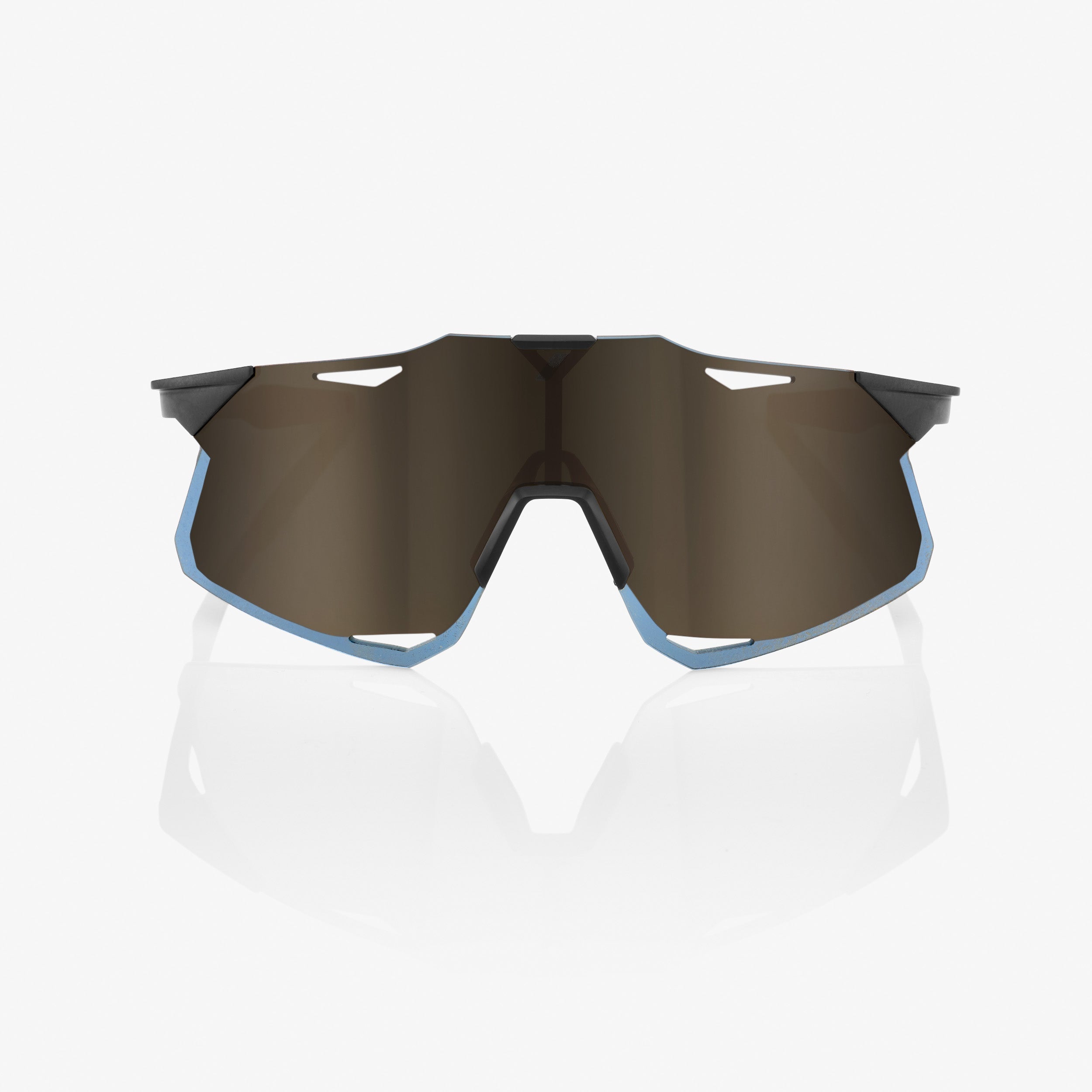 100% Hypercraft - Matte Black - Soft Gold Mirror - Frontrunner Colombo