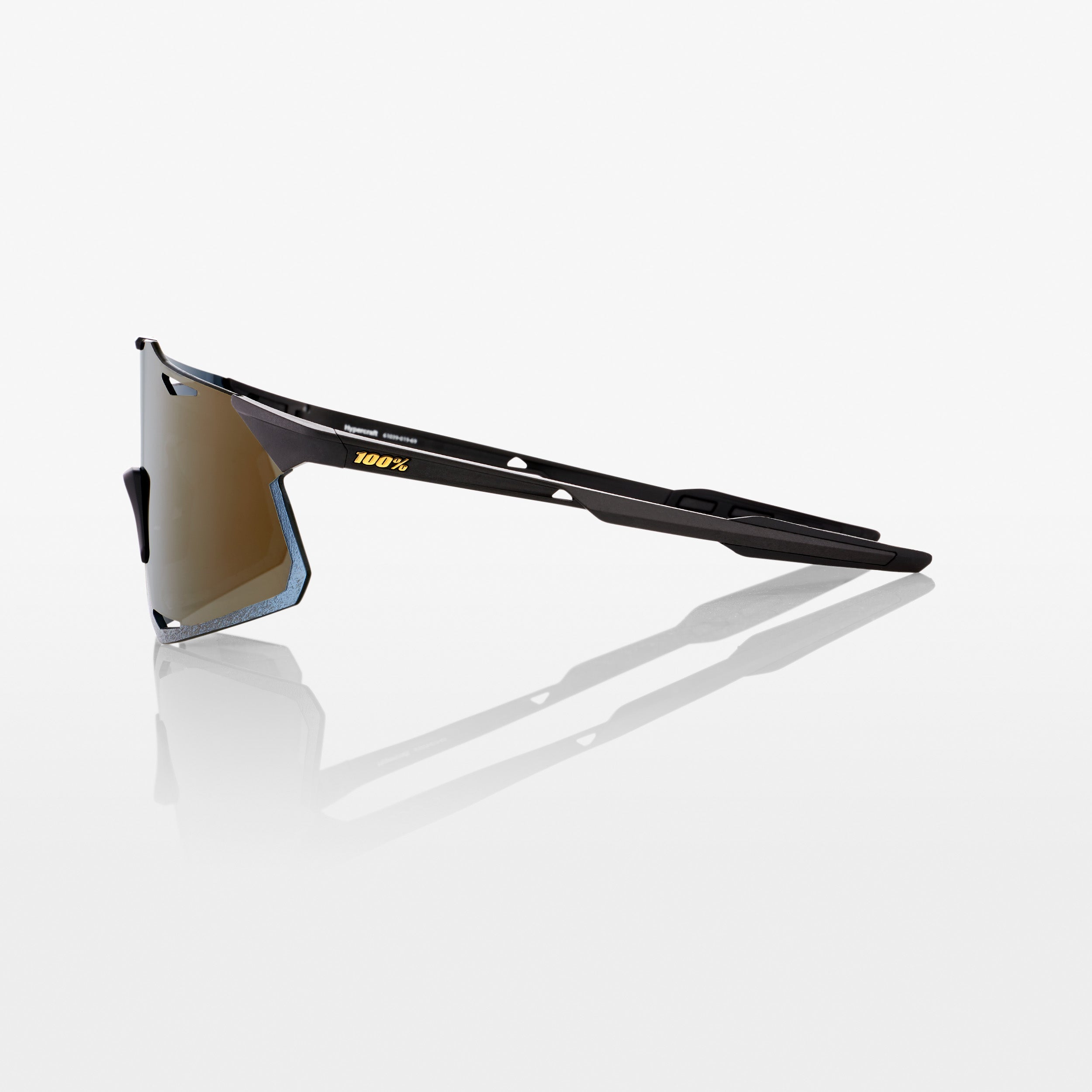 100% Hypercraft - Matte Black - Soft Gold Mirror - Frontrunner Colombo