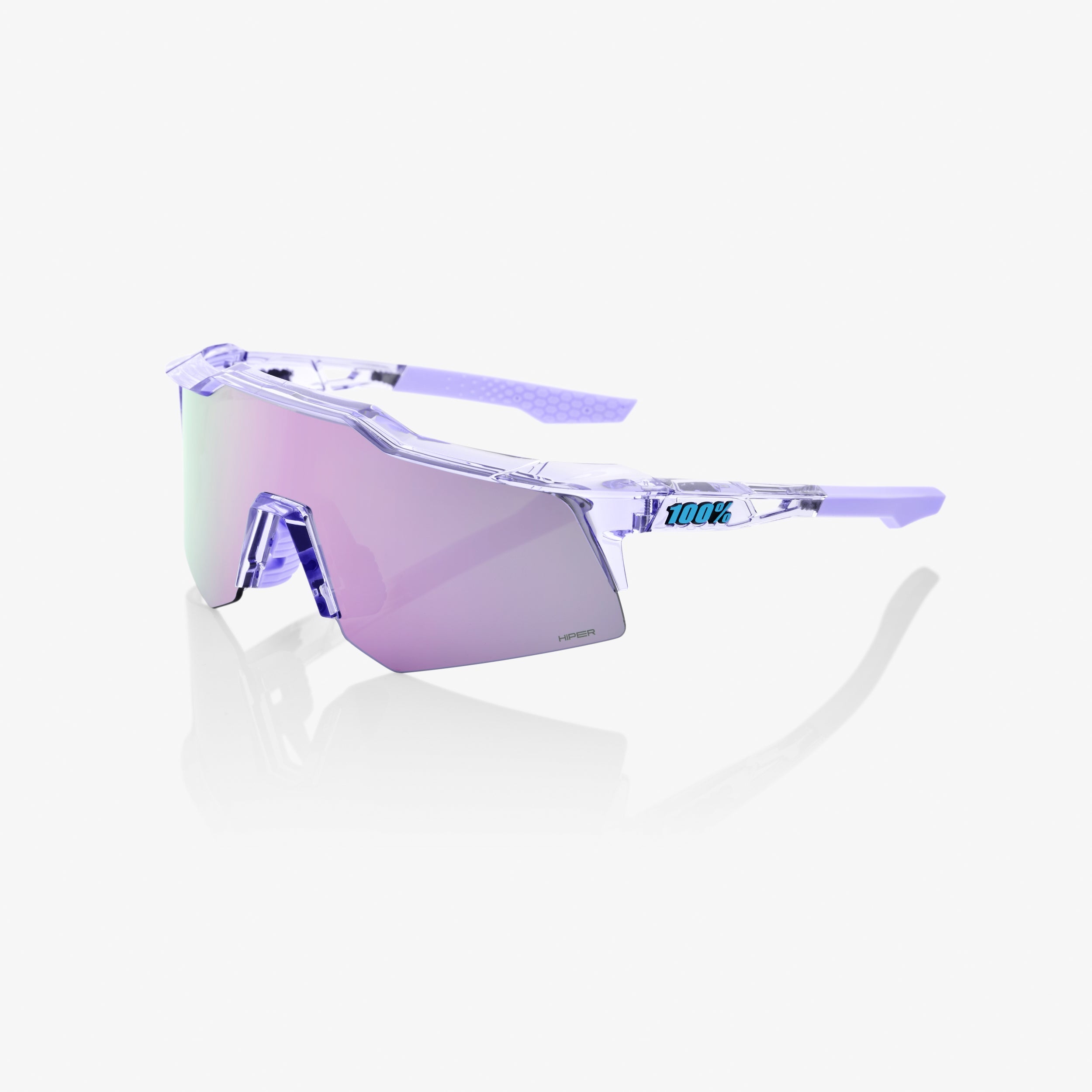 100% Speedcraft XS - Polished Translucent Lavender - Hiper Lavender - Frontrunner Colombo