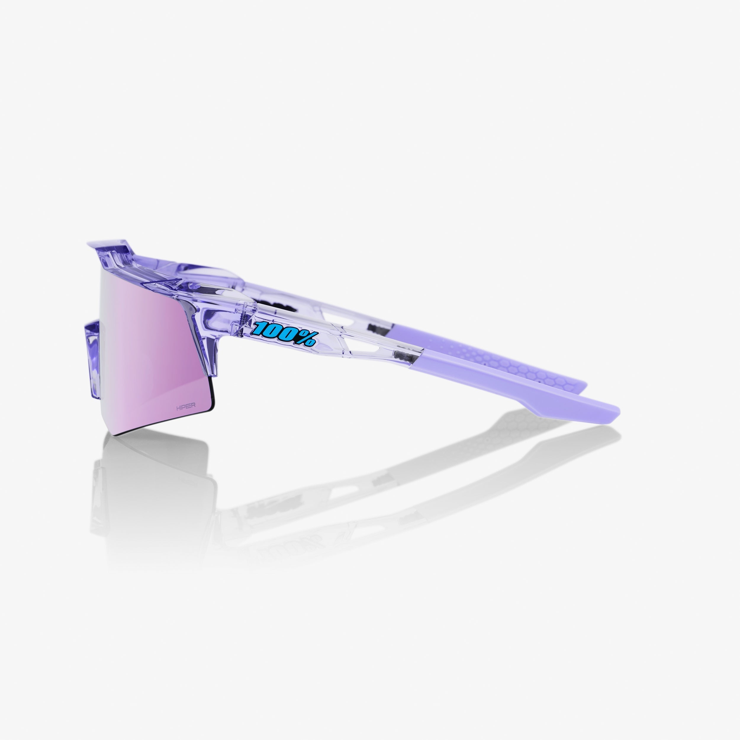 100% Speedcraft XS - Polished Translucent Lavender - Hiper Lavender - Frontrunner Colombo
