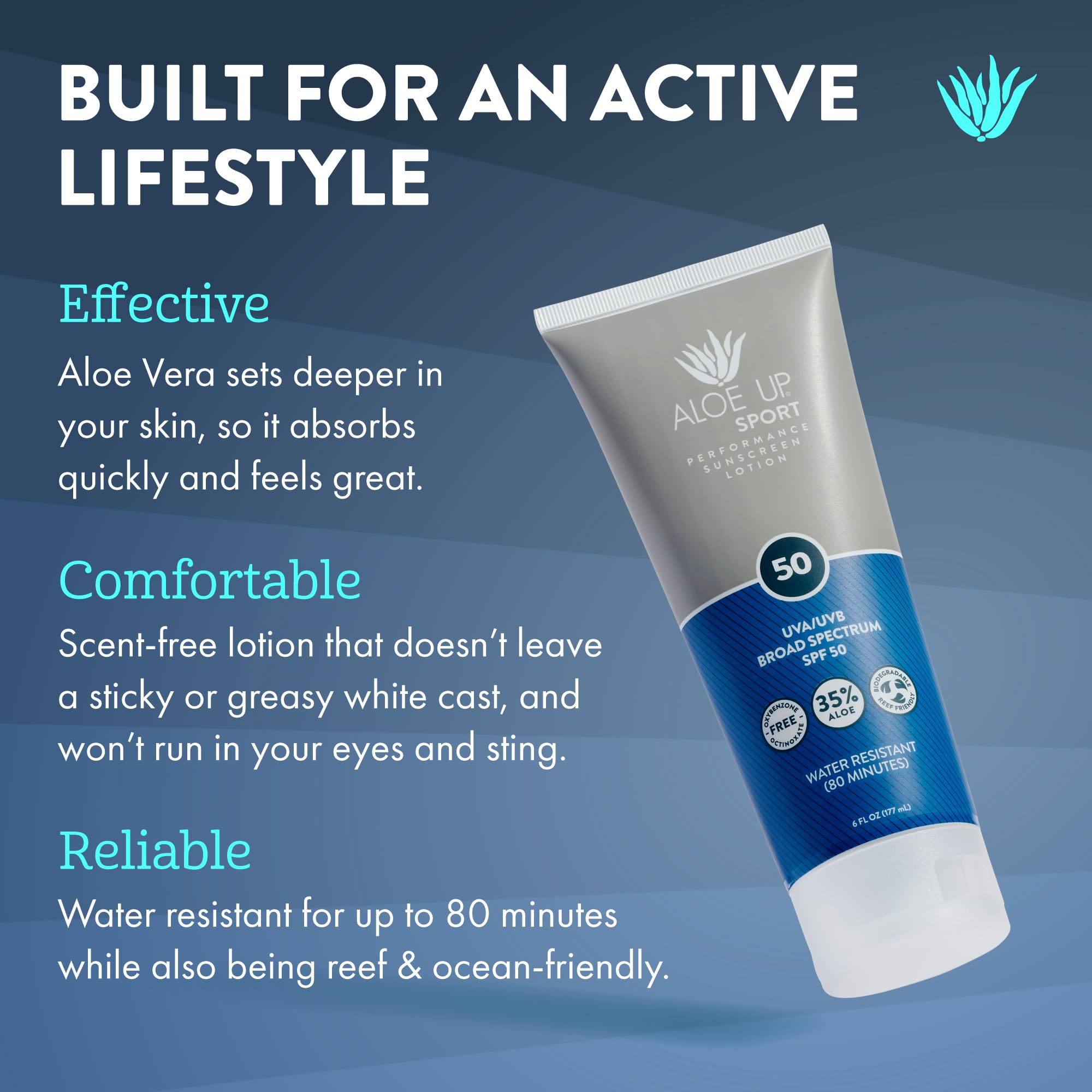 Aloe Up Pro Sport SPF 50 30ml - Frontrunner Colombo
