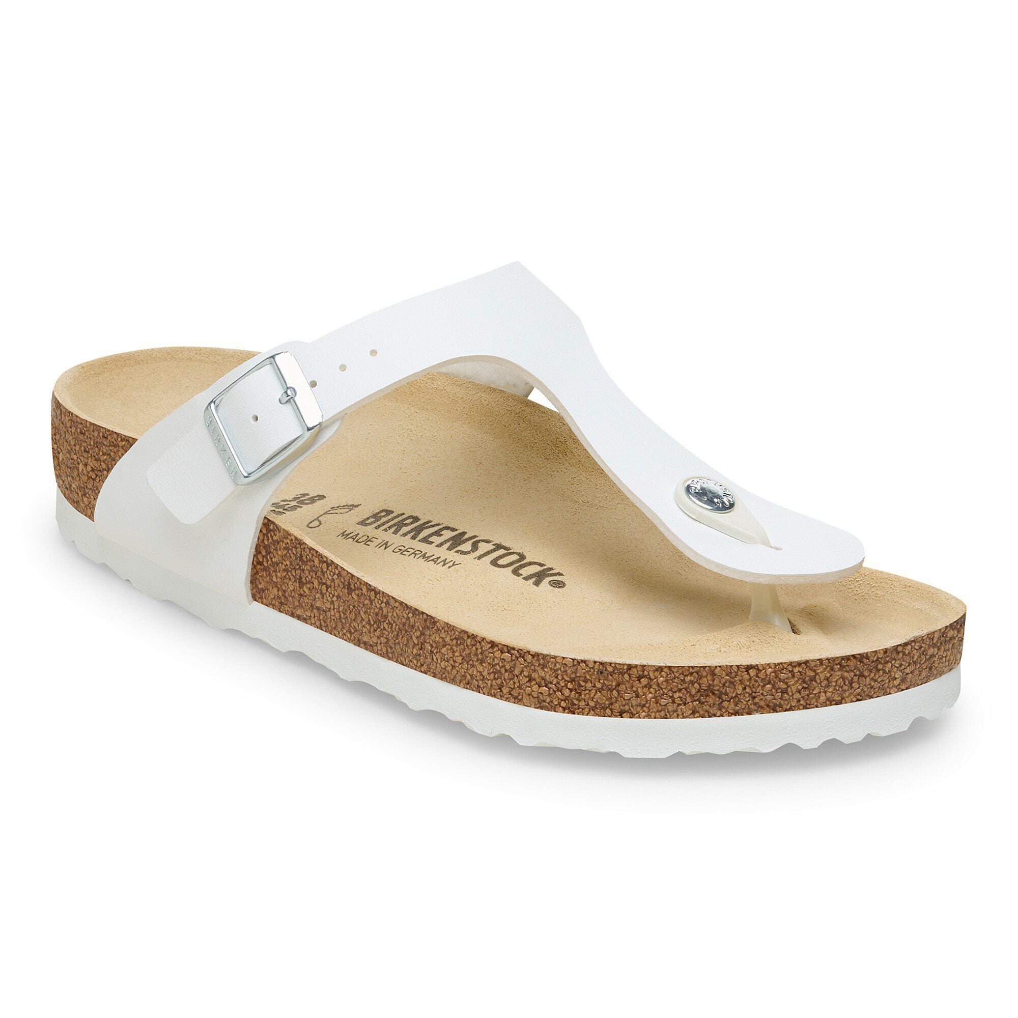 Birkenstock Gizeh Birko-Flor Regular White