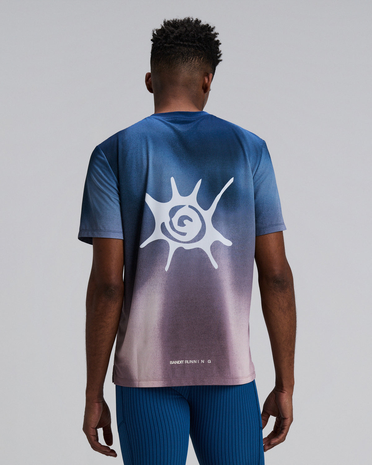 Bandit Specter Performance Tee (Mens) Flow State Aegean Multi - Frontrunner Colombo