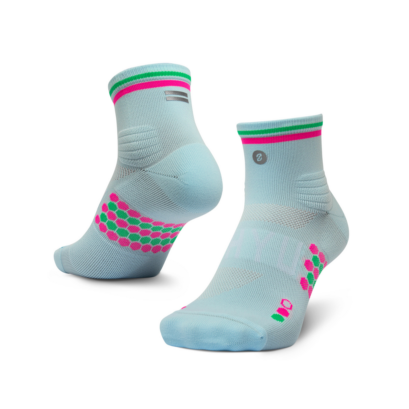 SHYU Racing Quarter Crew - Foam/Pink/Green - Frontrunner Colombo
