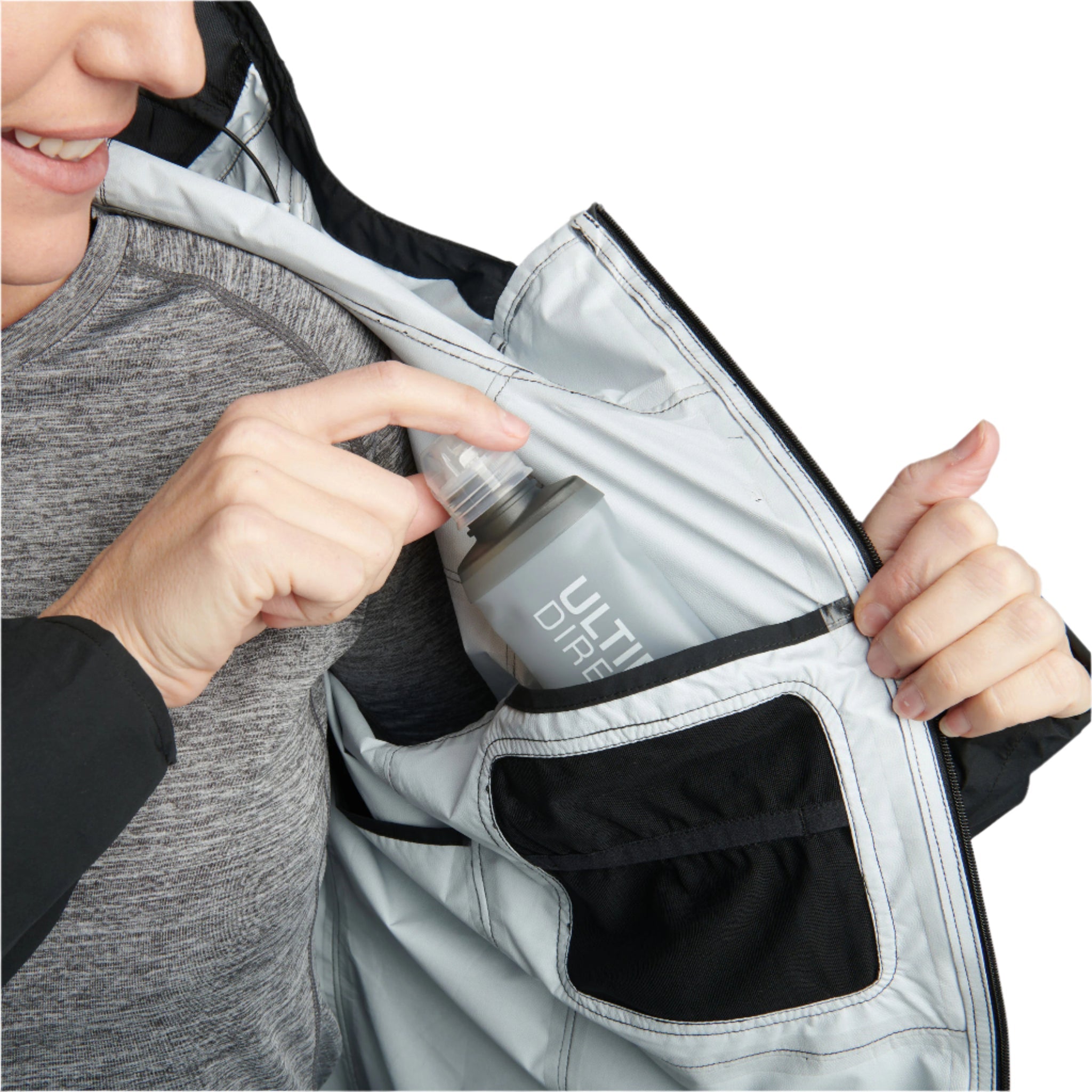Ultimate Direction Deluge Jacket Womens Onyx - Frontrunner Colombo