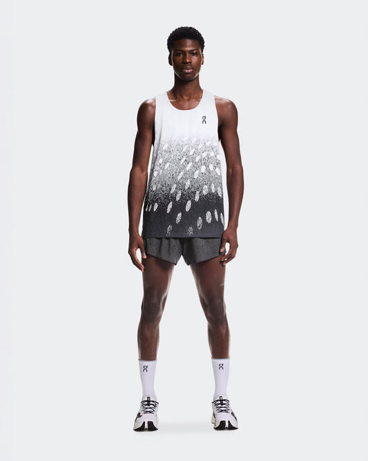 On Zero Singlet Mens White/ Iron - Frontrunner Colombo