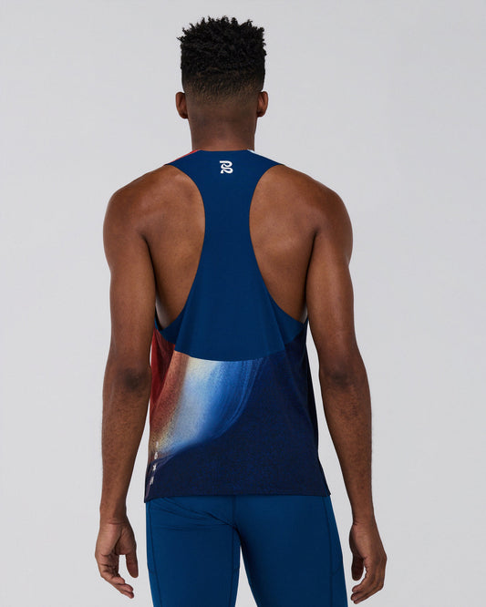 Bandit Specter™ Race Singlet (Mens) Thermal Field/Rusted Apricot - Frontrunner Colombo