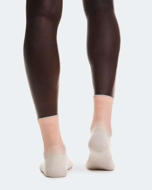 On Performance Run Sock Mid - Pearl/Sunstone - Frontrunner Colombo