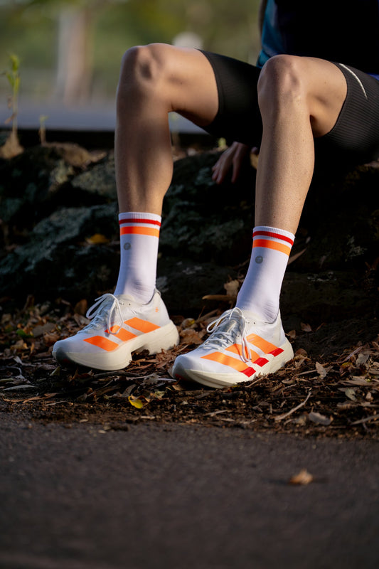 Shyu Racing Crew - White/Tangerine/Red - Frontrunner Colombo