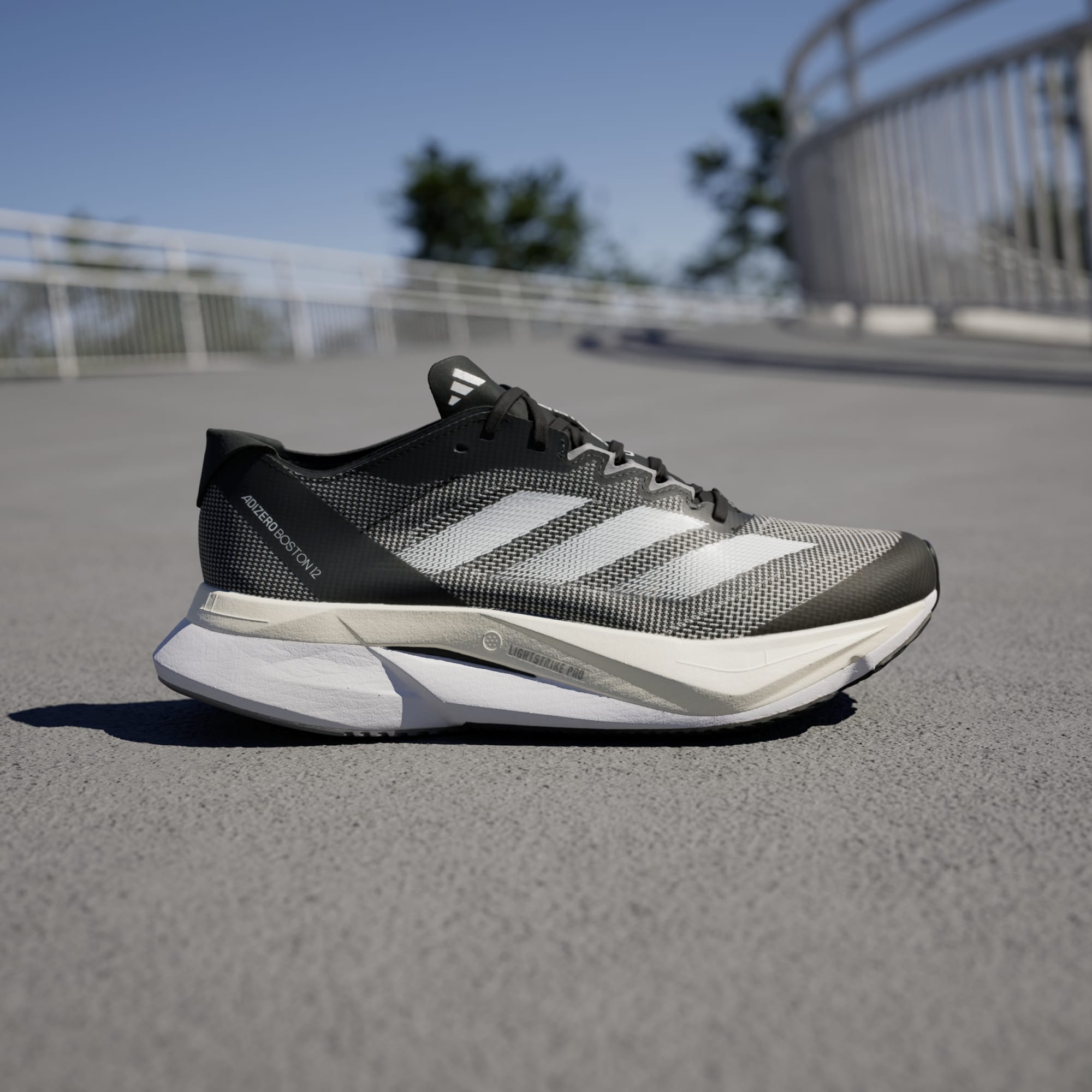 Adidas Adizero Boston 12 (D Standard) Mens Core Black / Cloud White / Carbon - Frontrunner Colombo