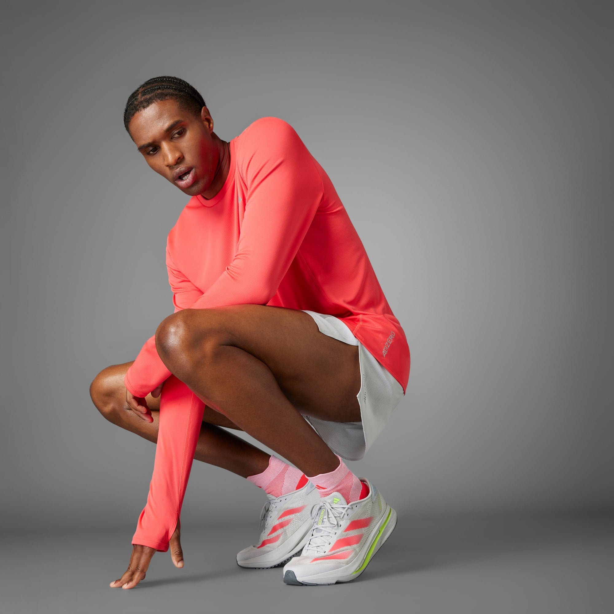 Adidas Adizero Ekiden Running Long Sleeve Tee Mens - Frontrunner Colombo