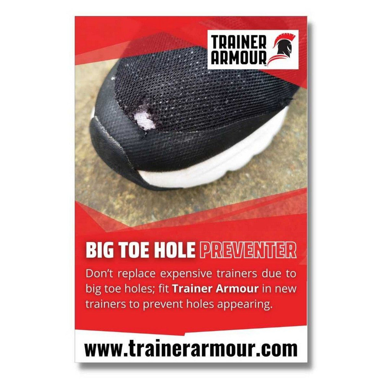 Trainer Armour Big Toe Hole Preventer Pack - Frontrunner Colombo