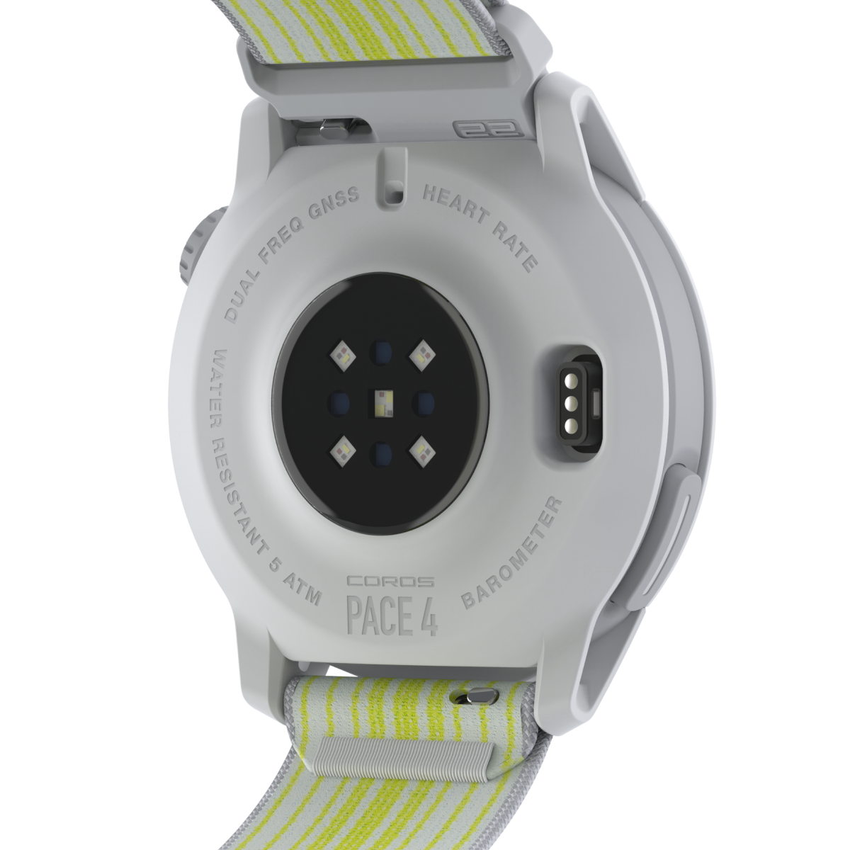 Coros Pace 4 - White - Nylon Band - Frontrunner Colombo