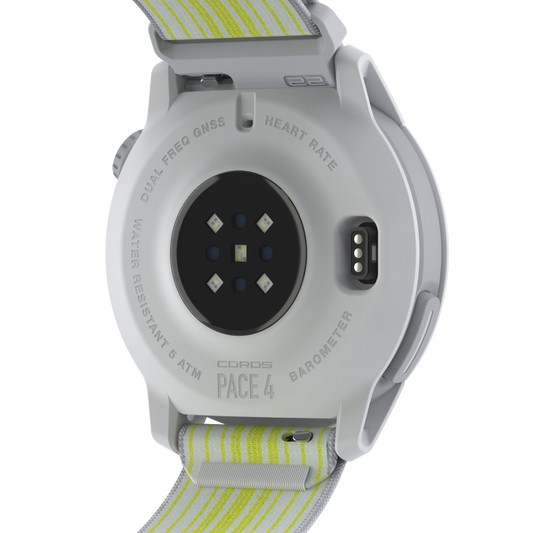 Coros Pace 4 - White - Nylon Band - Frontrunner Colombo