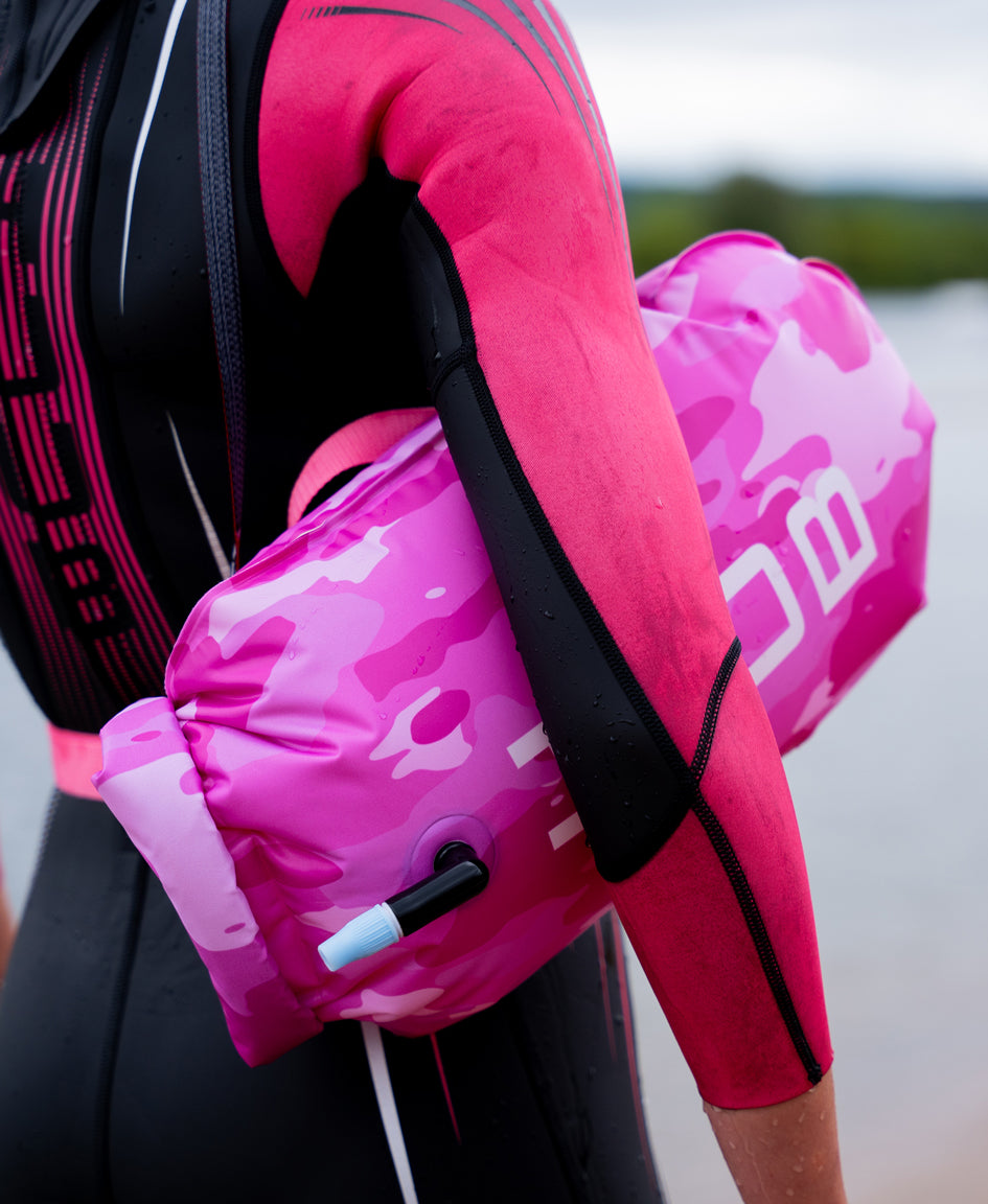 HUUB Safety Tow Float - Pink Camo - Frontrunner Colombo